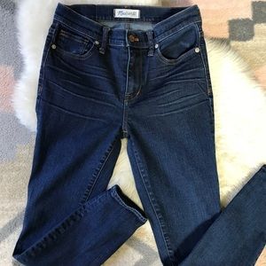 Madewell High Riser Skinny Jeans